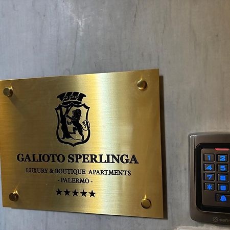 Galioto Sperlinga Luxury Boutique Apartments 팔레르모 외부 사진